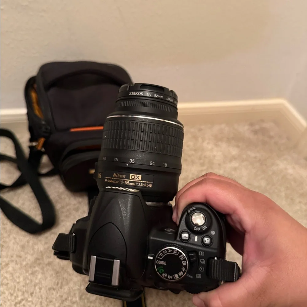 Nikon D3100 Black DSLR Camera with Accessories